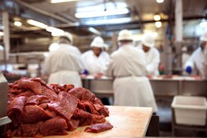 There are different components involved in beef processing.